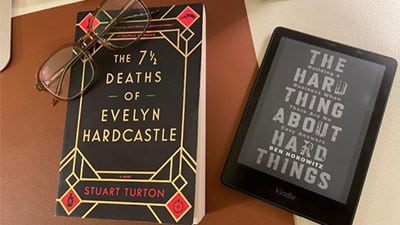 What’s on your bedside reading table?